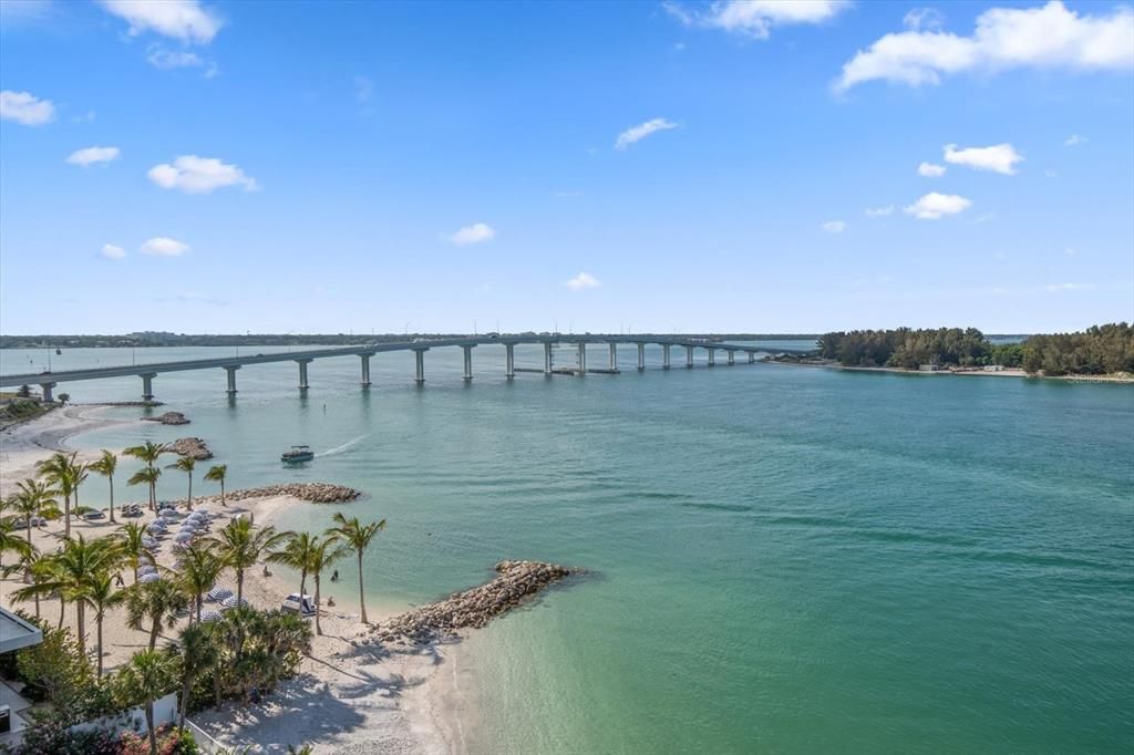 Views of the Clearwater Pass and Sand Key Bridge