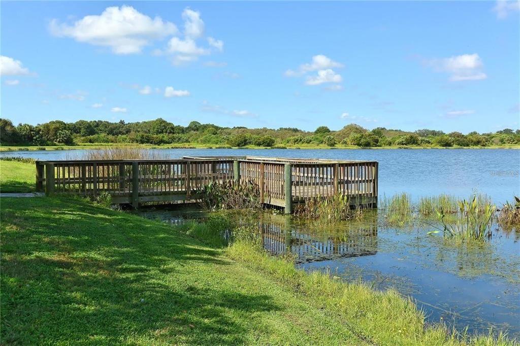 Community Fishing pier to enjoy fishing with your family.