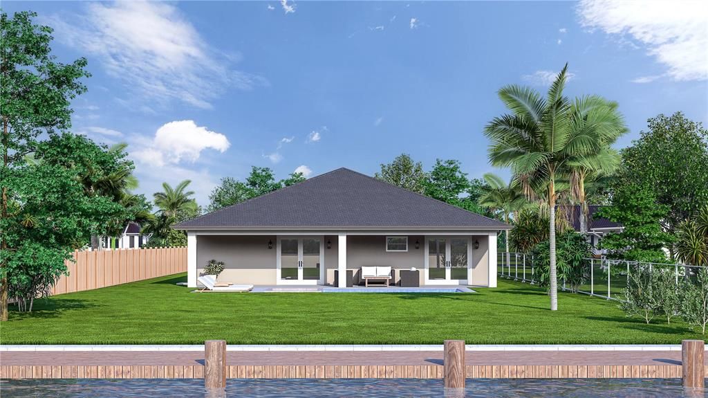 Digital Rendering of proposed house