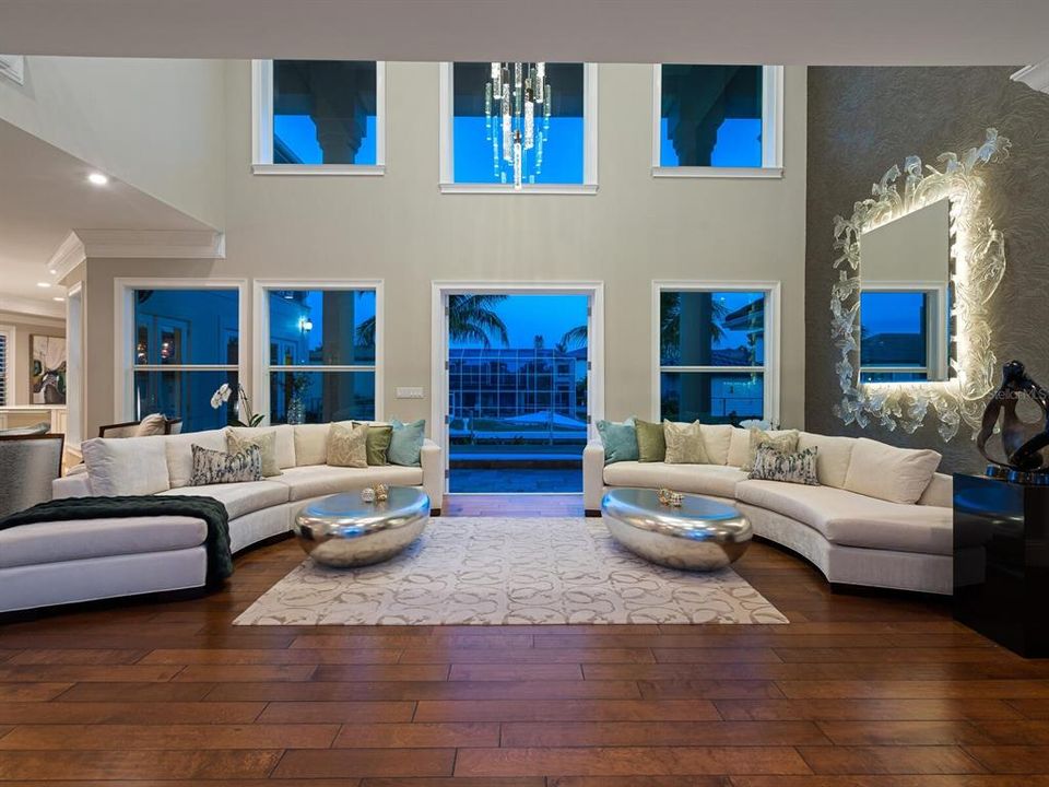 Twilight living area