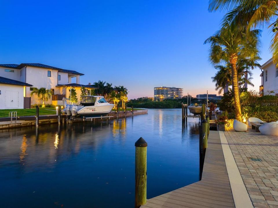 Canal/Bay view from dock