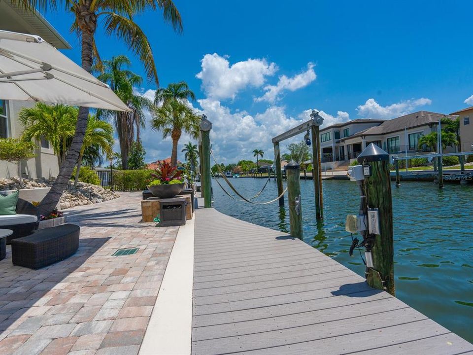 Dock and boat lift