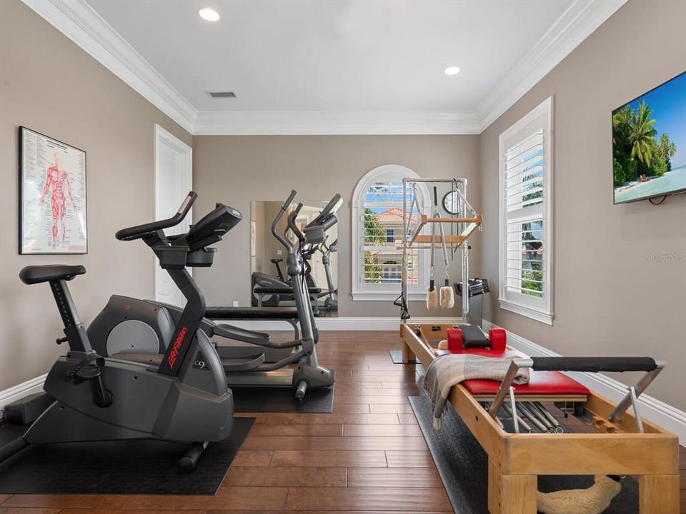 Bdrm 5 Guest Bedroom used as workout room