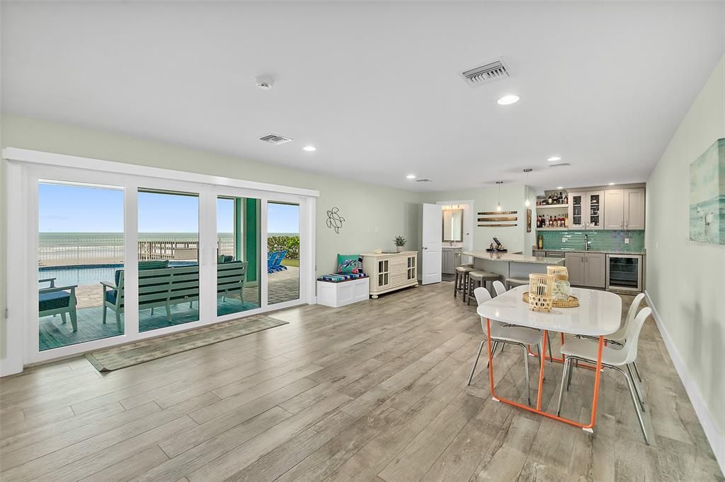 1st Floor Flex Room w/Small Kitchen & Wet Bar