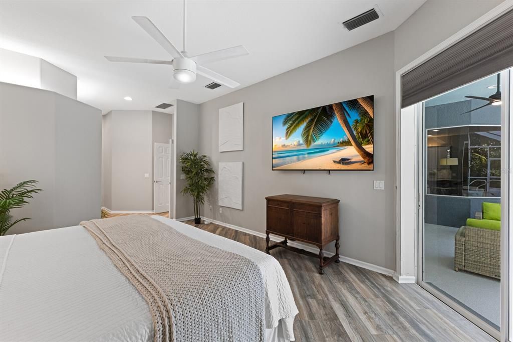 Primary Bedroom with Walk-In Oversized Closet and EnSuite Bath