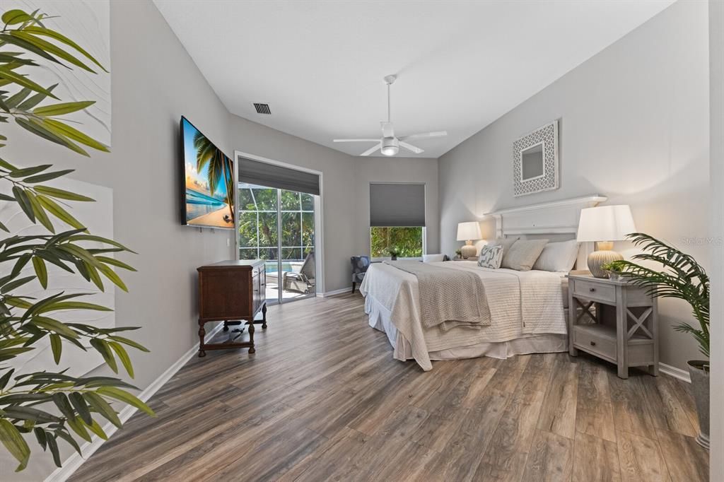 Primary Bedroom with Walk-In Oversized Closet and EnSuite Bath