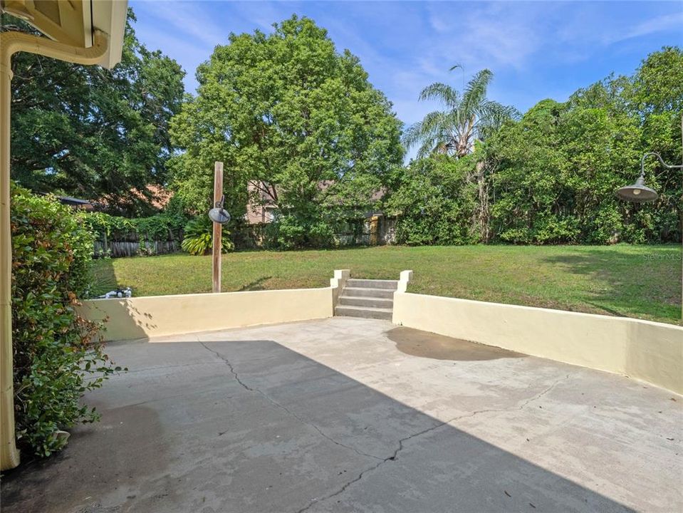 Separate  Open Courtyard adjacent to Pool