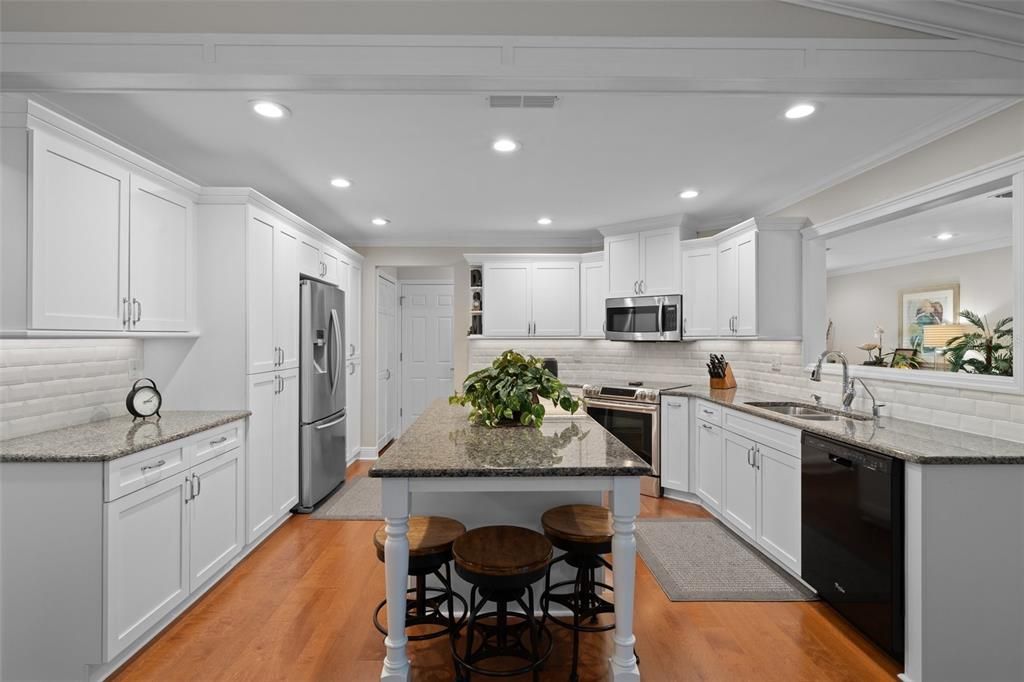 Kitchen with island