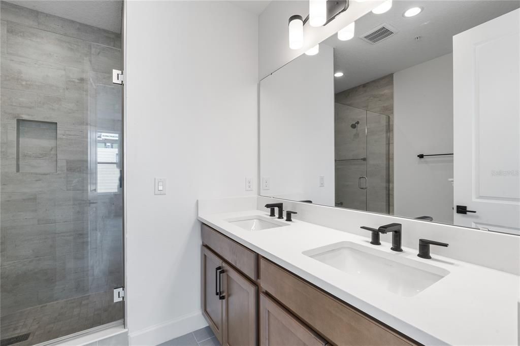 Not this home - similar primary bathroom