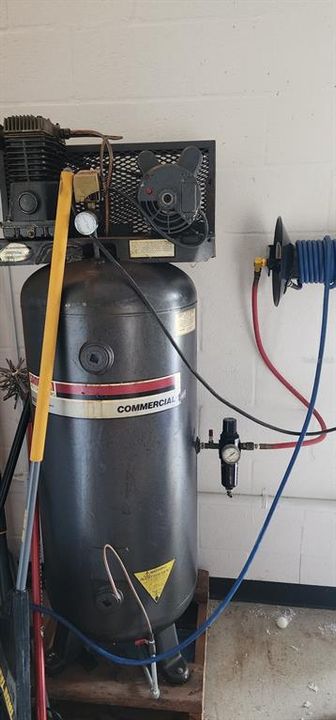 Compressor in Detached Garage