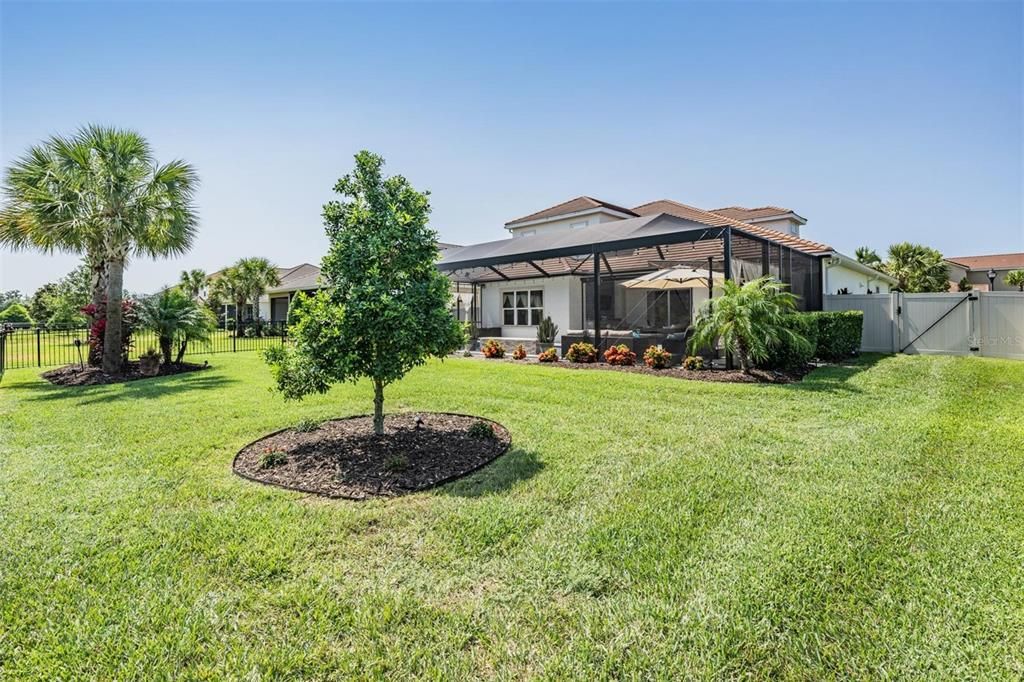 Fully fenced back yard - lots of space for kids or pup to run around