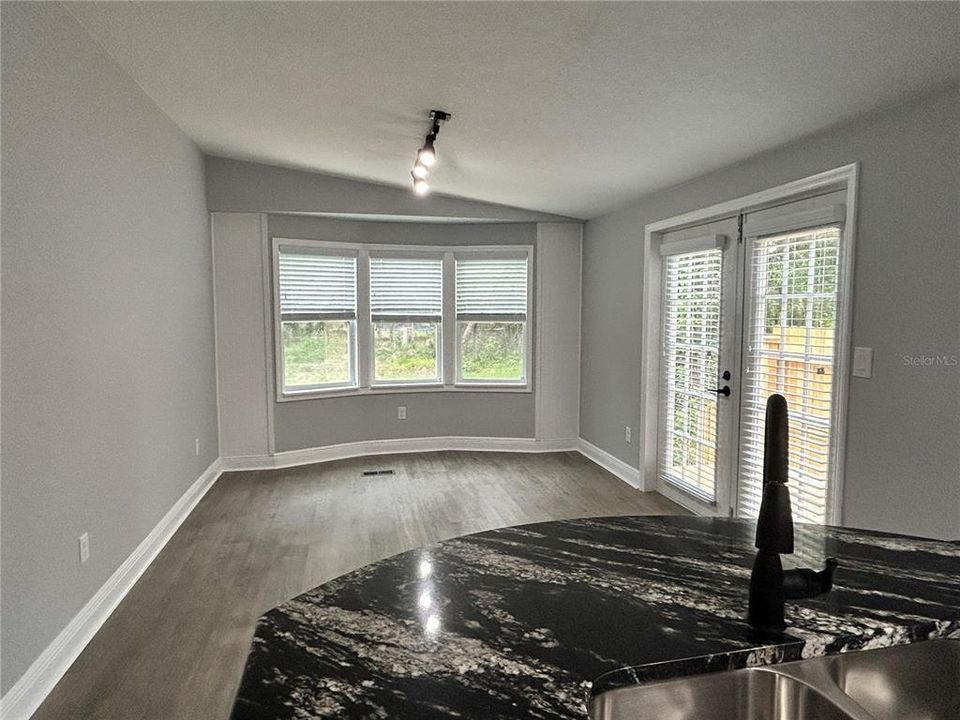 Dining area within the kitchen