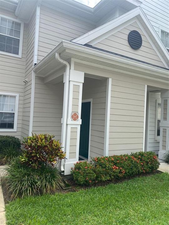 Front of condo