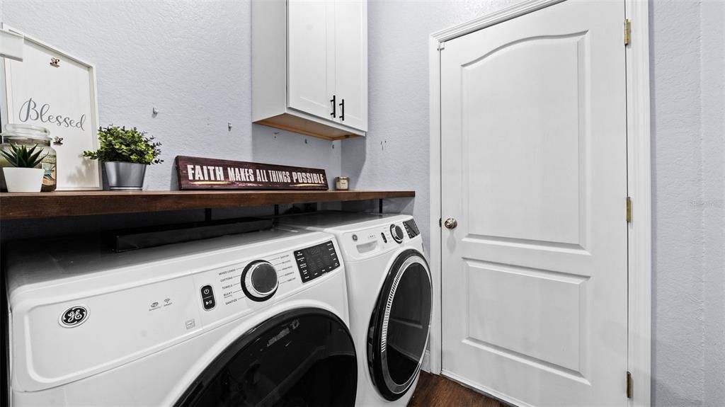 Laundry Space, off of Kitchen