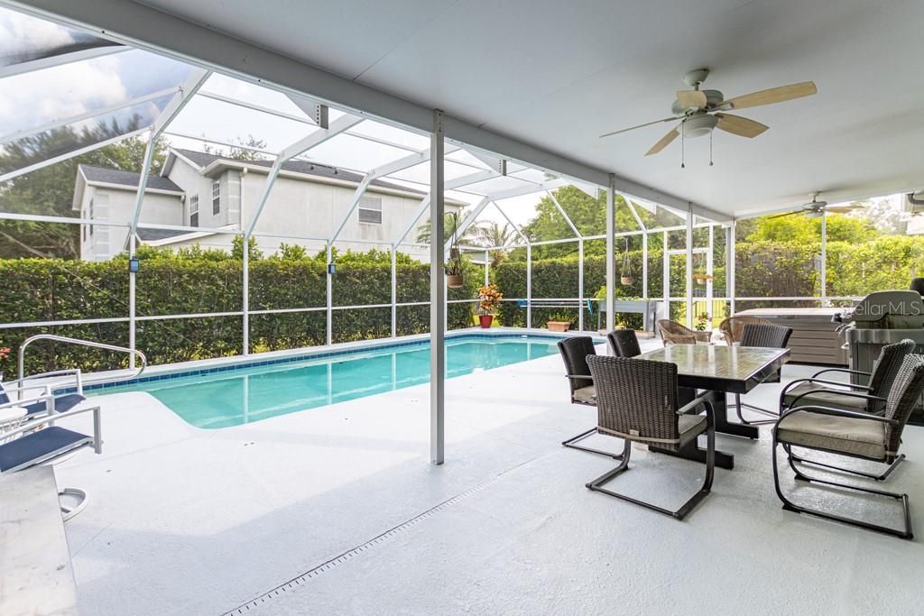 Sparkling Pool is waiting for you! And the outdoor entertaining area is HUGE!