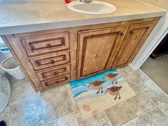 Master bath vanity