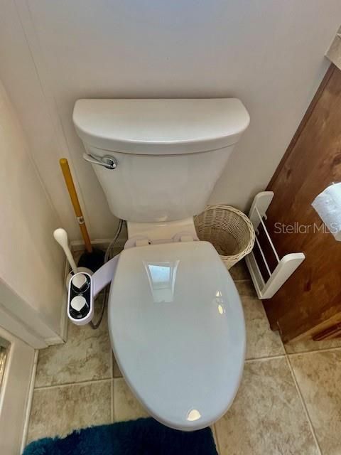 Bidet commode in master bathroom