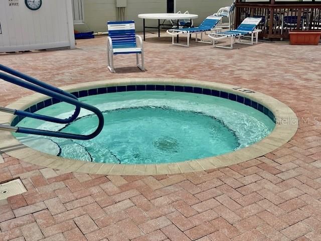 Hot tub after a day of fishing or golfing