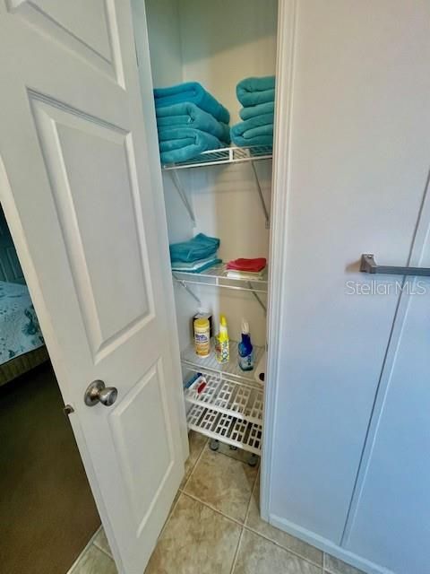 Linen closet in Master Bath