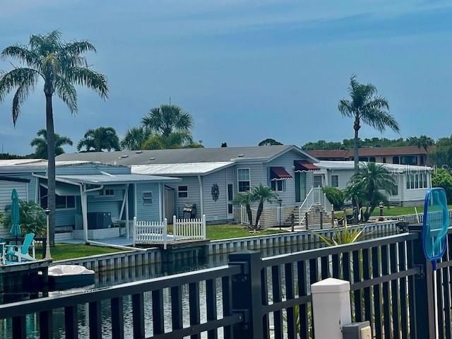 View of your home from across the fresh water canal from Lake Seminole