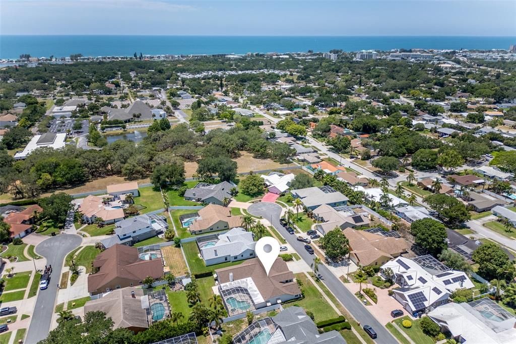 Aerial View of Neighborhood