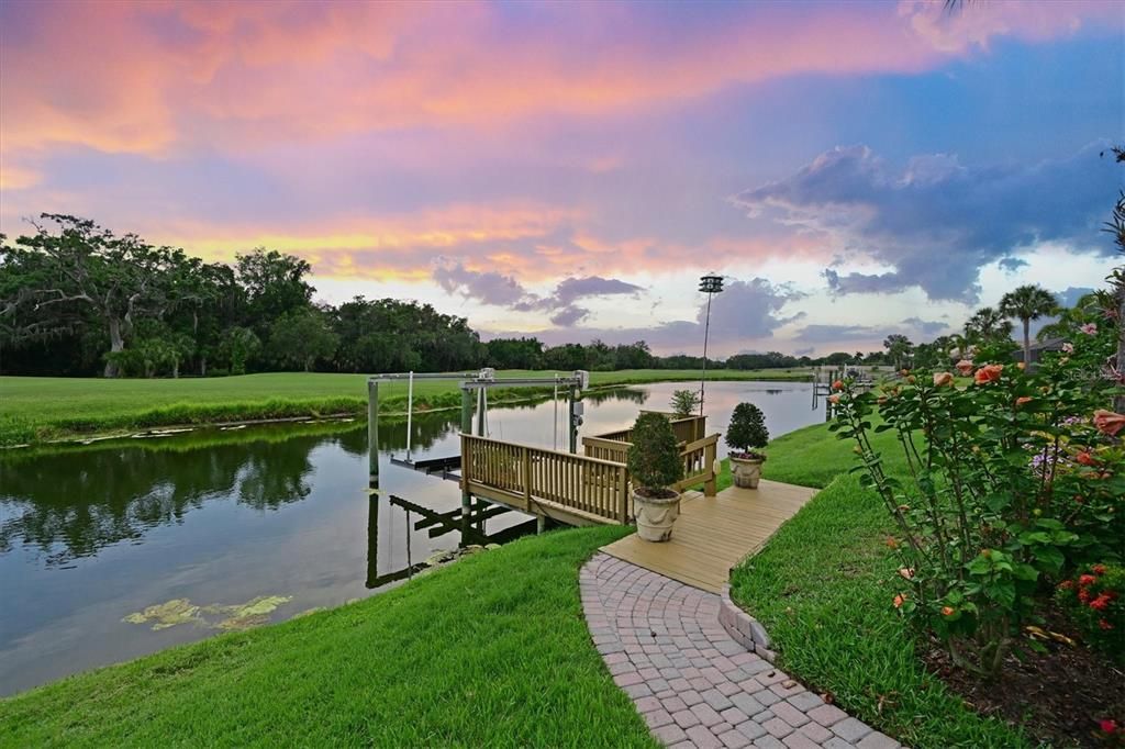 your own dock & lift await