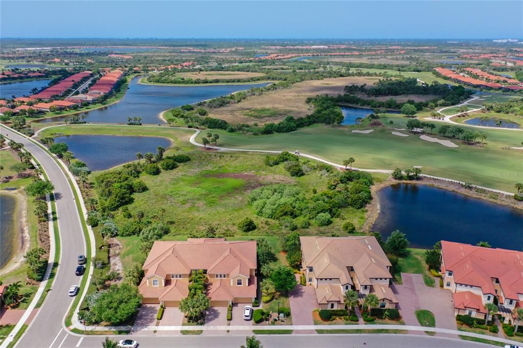 Sarasota National from the air