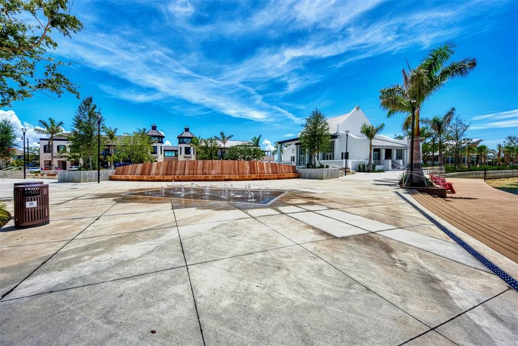 There is a 3 mile board walk around the lake and the littles love the splash pad.