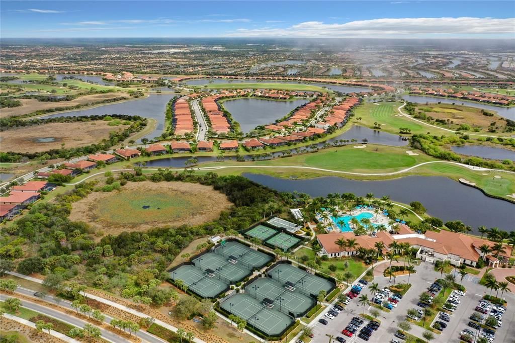 Amenities Center and overview of Sarasota National.