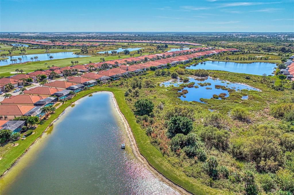 Gallberry Drive from the air