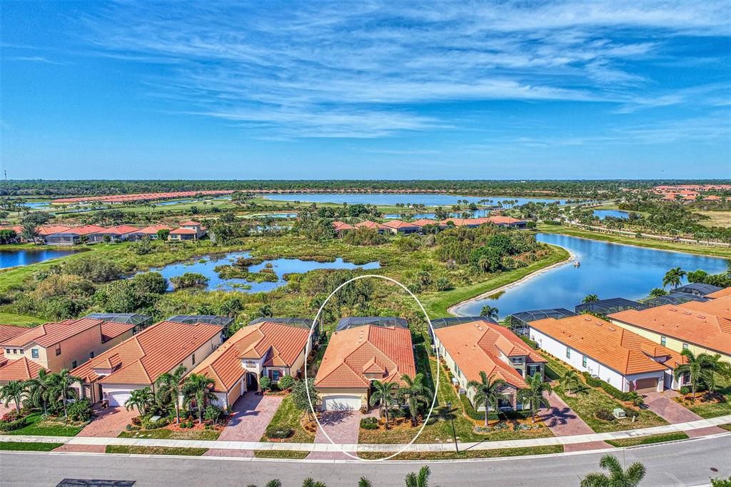 Gallberry Drive from the air.