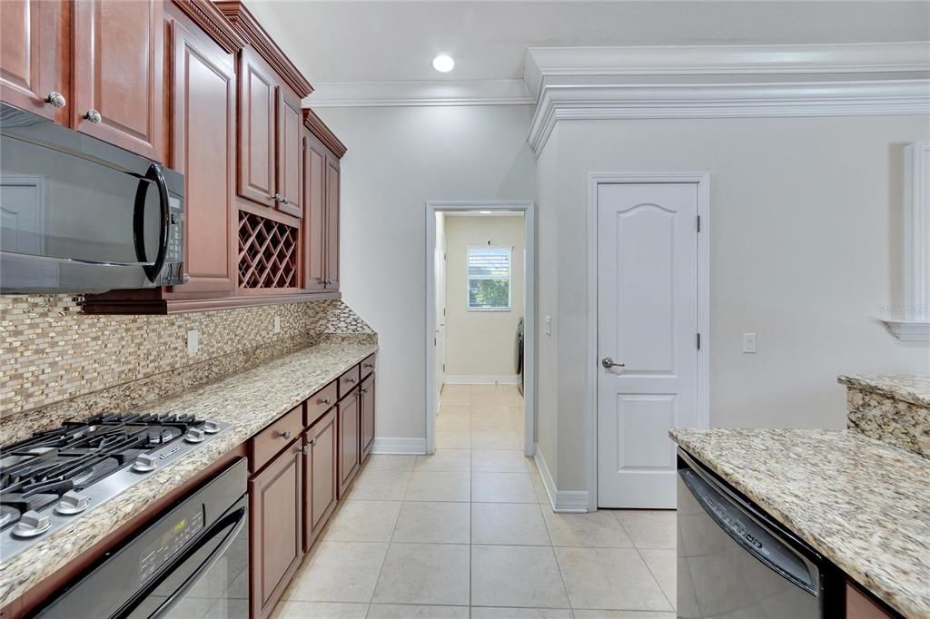 Laundry room off of kitchen