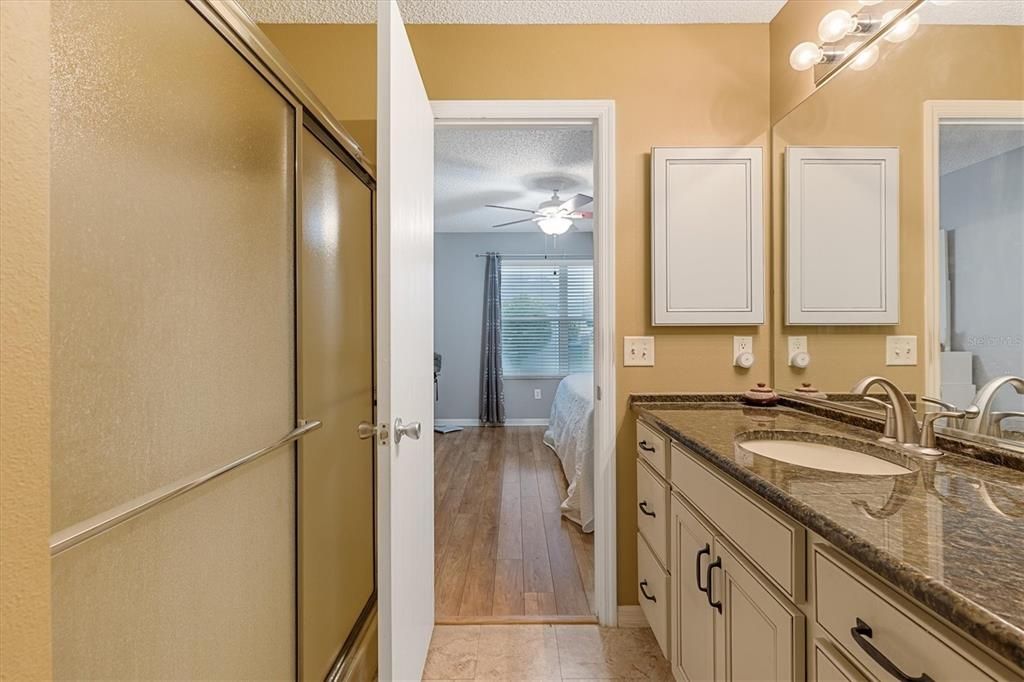 Primary Bathroom - Shower with Opaque Slider