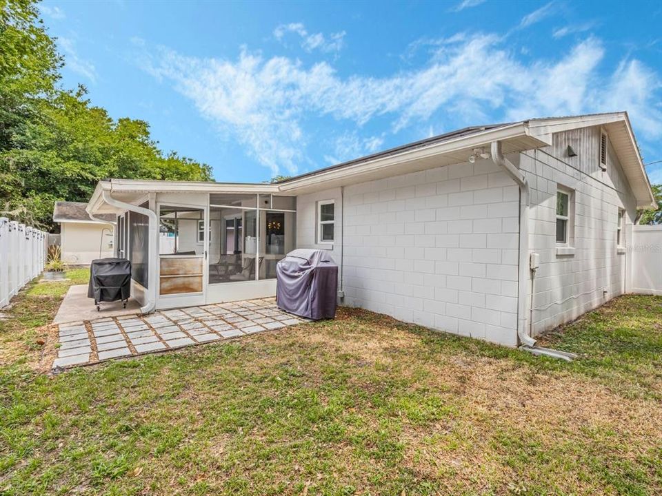 Spacious Back Patio