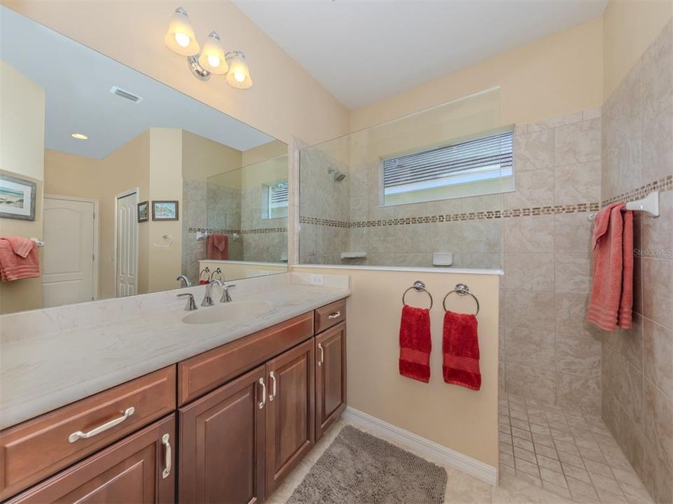 PRIMARY BATH WITH LARGE WALK-IN SHOWER