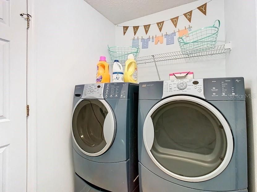 Front load washer and dryer are included