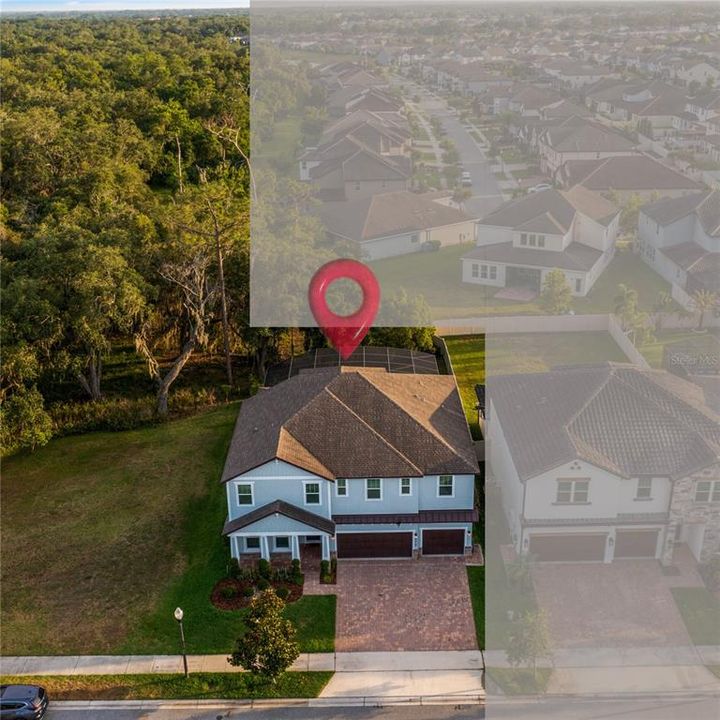 Aerial View of the house