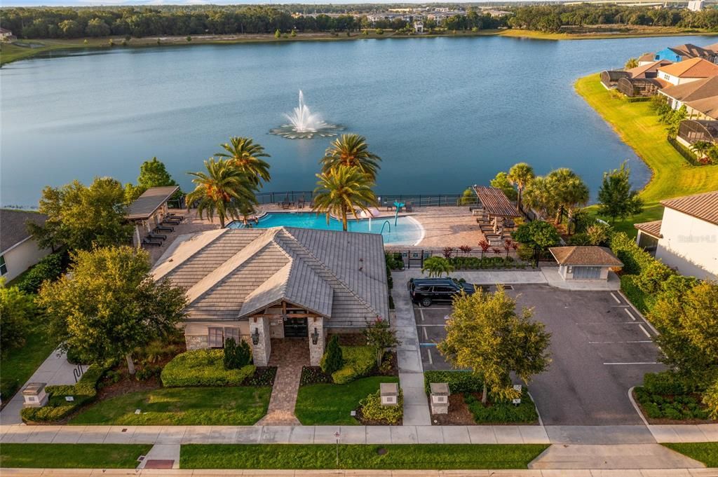 Aerial View of Lake Preserve