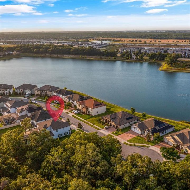 Aerial View of the house