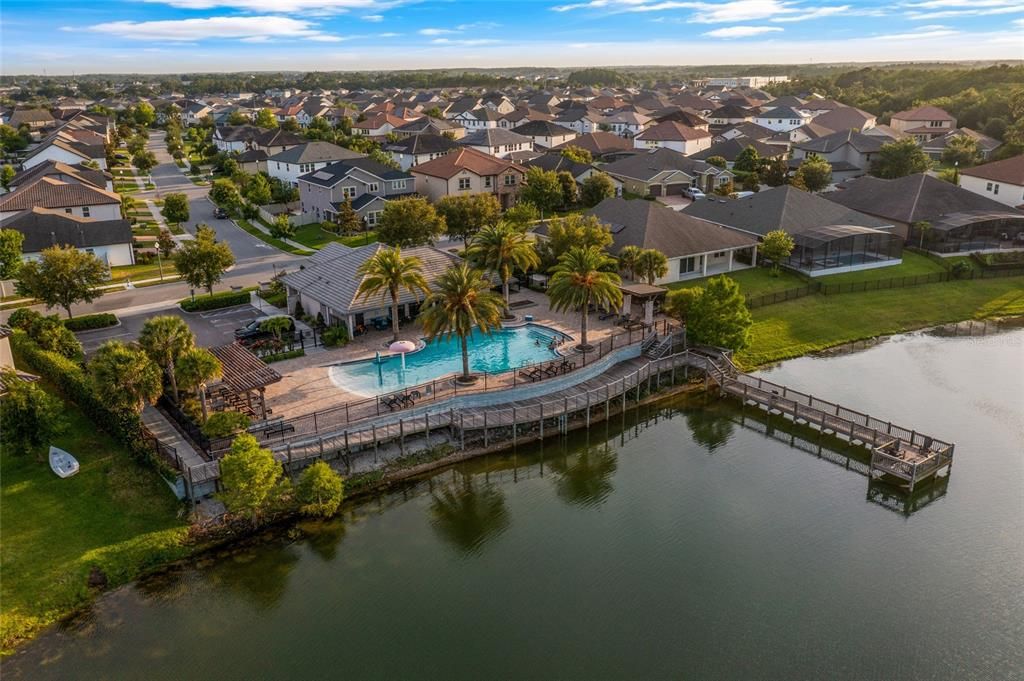 Aerial View of Lake Preserve