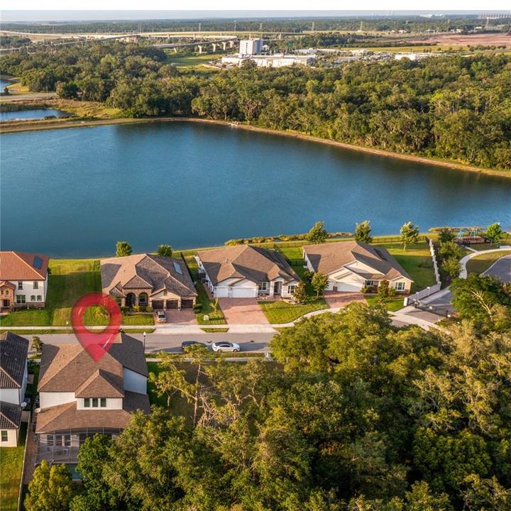 Aerial View of the house