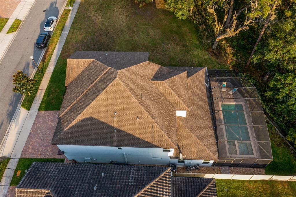 Aerial View of the house