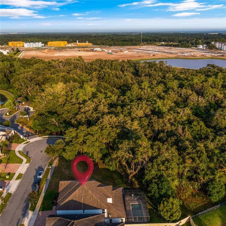 Aerial View of the house