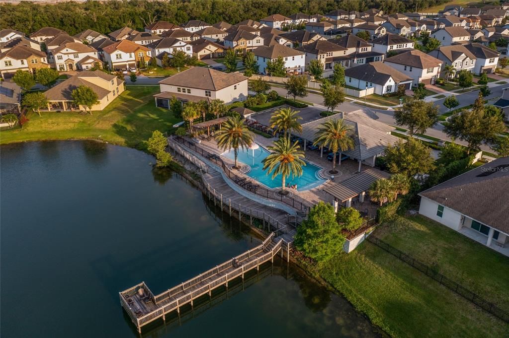 Aerial View of Lake Preserve