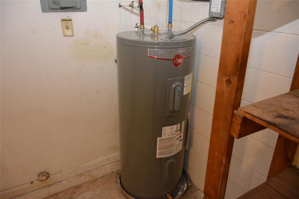 Brand new electrical panel and hot water heater