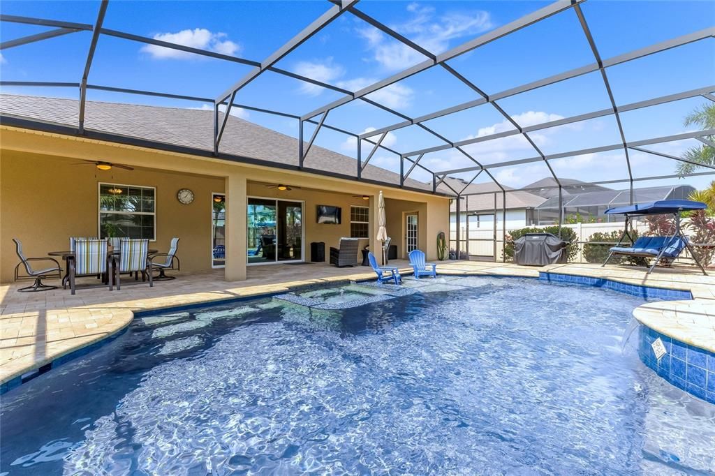 Saltwater Heated Pool and Spa