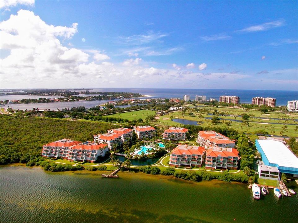 The property has a half-mile of walkways that meander along the shoreline, past the tennis and pickleball courts, and around the pool island. TBC’s private dock is available to residents for fishing and short-term day docking.