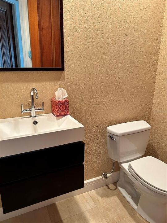 Beautiful powder room!