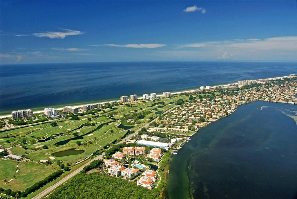 Tangerine Bay's southern boundary is adjacent to a 34-acres nature preserve and the northern boundary is next to a state-of-the-art dry dock marina and the highly regarded Dry Dock Waterfront Grill Restaurant.