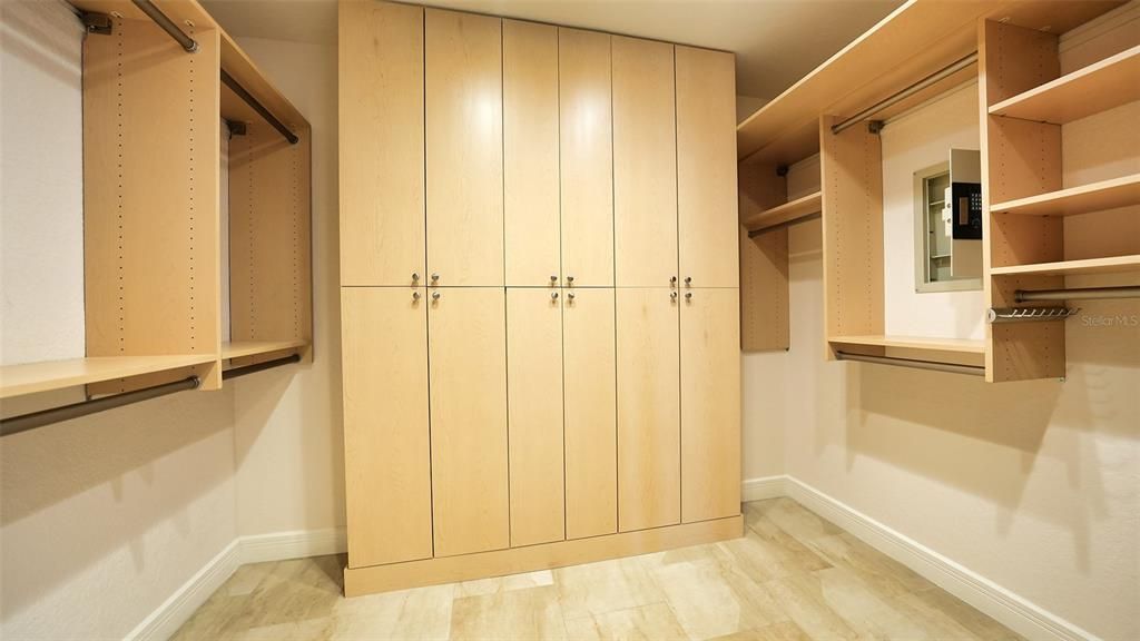 Primary suite is accompanied by a large walk-in closet with tons of storage!